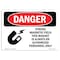 Signmission OSHA Sign, Strong Magnetic Field Magnet Is On, 10in X 7in Rigid Plastic, 7" W, 10" L, Landscape OS-DS-P-710-L-1701 - alternate 1
